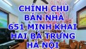 Bán nhà quận Hai Bà Trưng, ngõ 651 Minh khai, thành phố Hà Nội